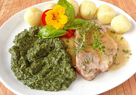 Vepřová krkovice s bylinkami