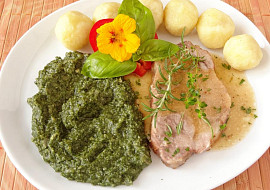 Vepřová krkovice s bylinkami