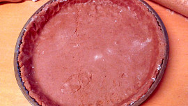 Hruškový koláč s tvarohem a drobenkou