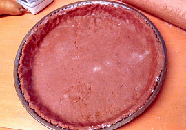 Hruškový koláč s tvarohem a drobenkou