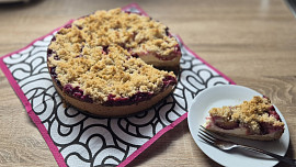 Švestkové řezy s tvarohem