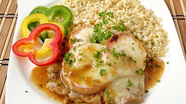 Zapečené kotlety s jablky