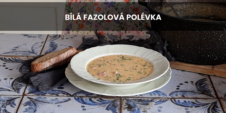 Bílá fazolová polévka