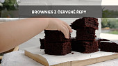 Brownies z červené řepy