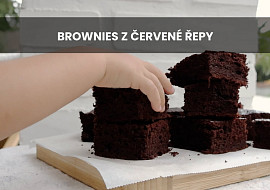 Brownies z červené řepy