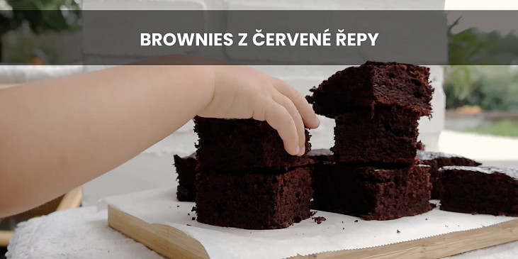 Brownies z červené řepy