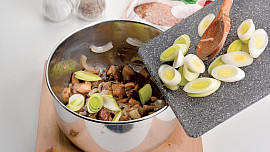 Houbové ragú s těstovinami