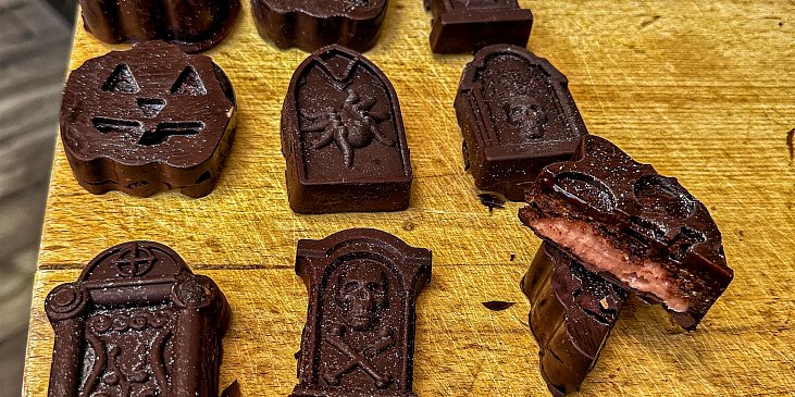 Proteinový halloweenský dezert