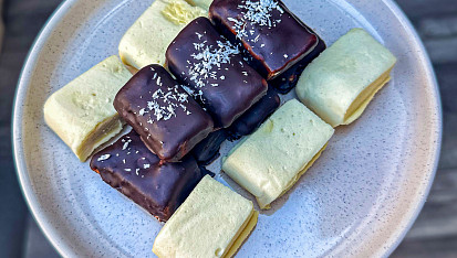 Proteinový marshmallow dezert