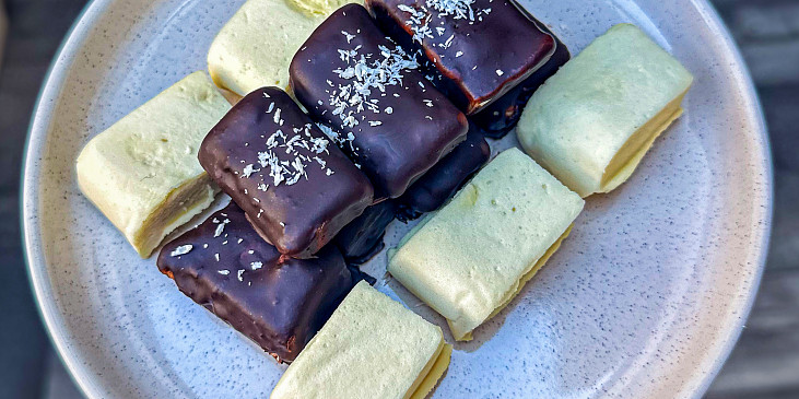 Proteinový marshmallow dezert