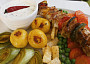 Grilované rybí souvlaki