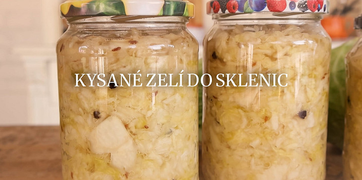 Kysané zelí do sklenic
