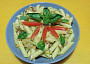 Penne se zeleninou a slaninou