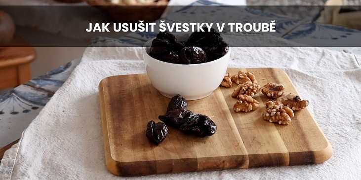 Sušené švestky (v troubě)