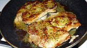 Vepřový steak s hruškou
