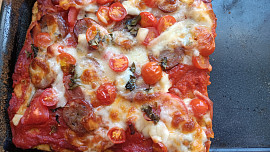 Cuketová pizza