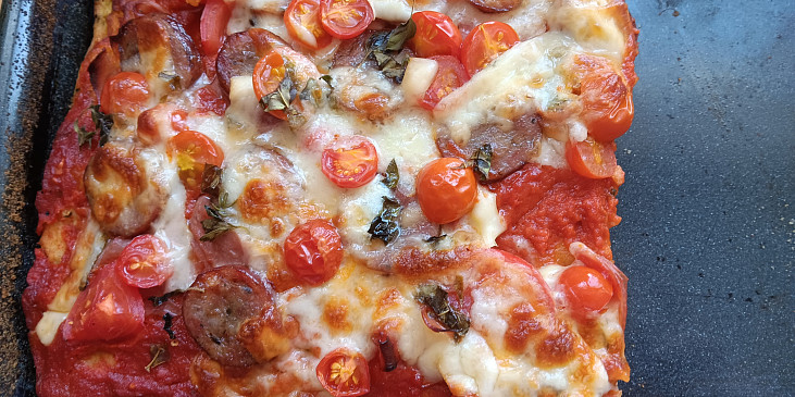 Cuketová pizza