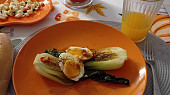 Grilované pak choi (bok choy) s asijskou zálivkou