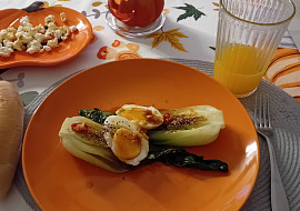 Grilované pak choi (bok choy) s asijskou zálivkou