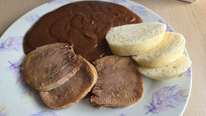 Hovězí jazyk na černo, Hovězí jazyk načerno je vážně vynikající