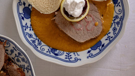 Hovězí svíčková na smetaně