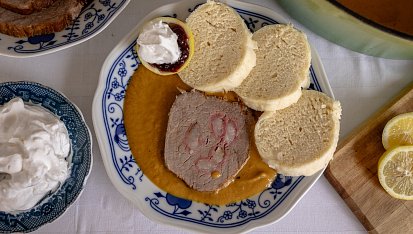 Hovězí svíčková na smetaně