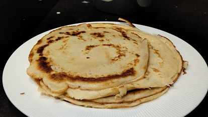 Klasické palačinky, Palačinky neozdobené udělané průměrnym člověkem
