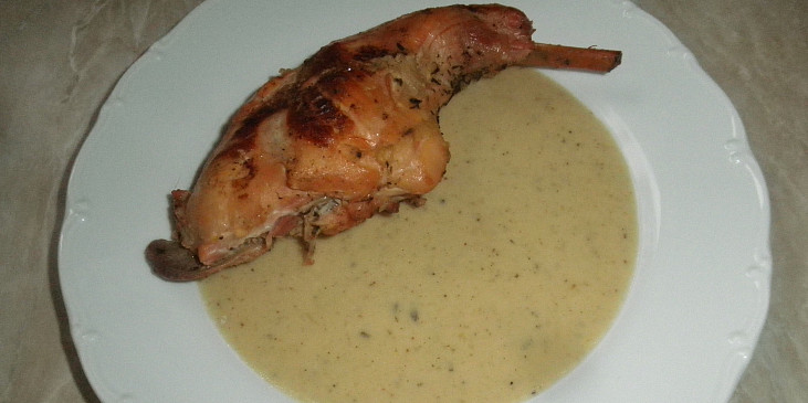 Králík s cibulovou omáčkou (Králík s cibulovou omáčkou)