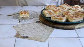 Rychlý sypaný tvarohový koláč