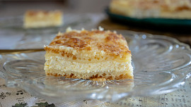 Rychlý sypaný tvarohový koláč