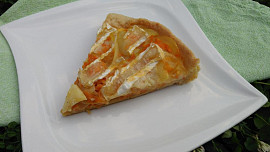 Mrkvový quiche s hermelínem