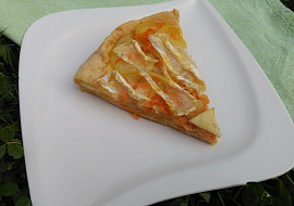 Mrkvový quiche s hermelínem