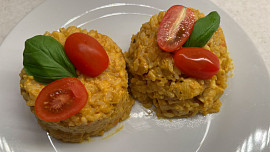 Smetanové rizoto s kari