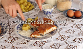 Smažený sýr se šunkou