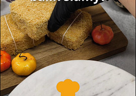 Jedlé balíky slámy