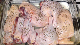 Kachna s medem a jablky