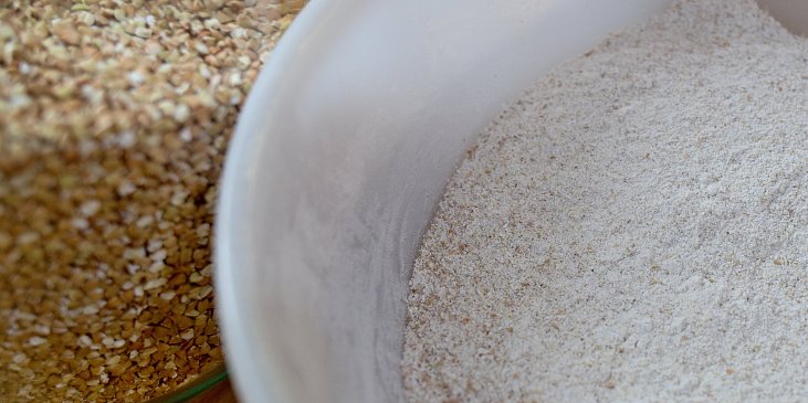 Pohankové placičky (Pohanková mouka z pohanky)