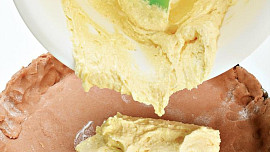 Tvarohový koláč s hruškami