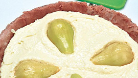 Tvarohový koláč s hruškami