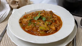 Výborný guláš z hlívy