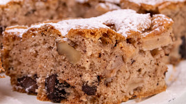 Ořechovo-jablečný koláč II