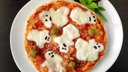 Strašidelná pizza
