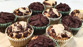 Muffiny s kousky čokolády
