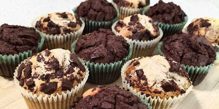 Muffiny s kousky čokolády (Muffiny)