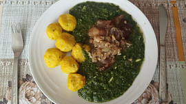 Noky (špecle) knedlíčky bramborovo-dýňové