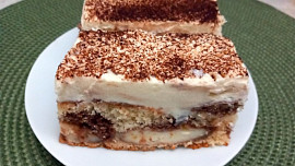 Pudinkové řezy se smetanovým krémem