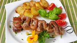 Vepřová jehla se slaninou