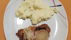 Vepřový řízek naruby