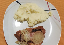 Vepřový řízek naruby