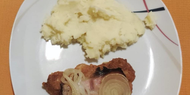 Vepřový řízek naruby